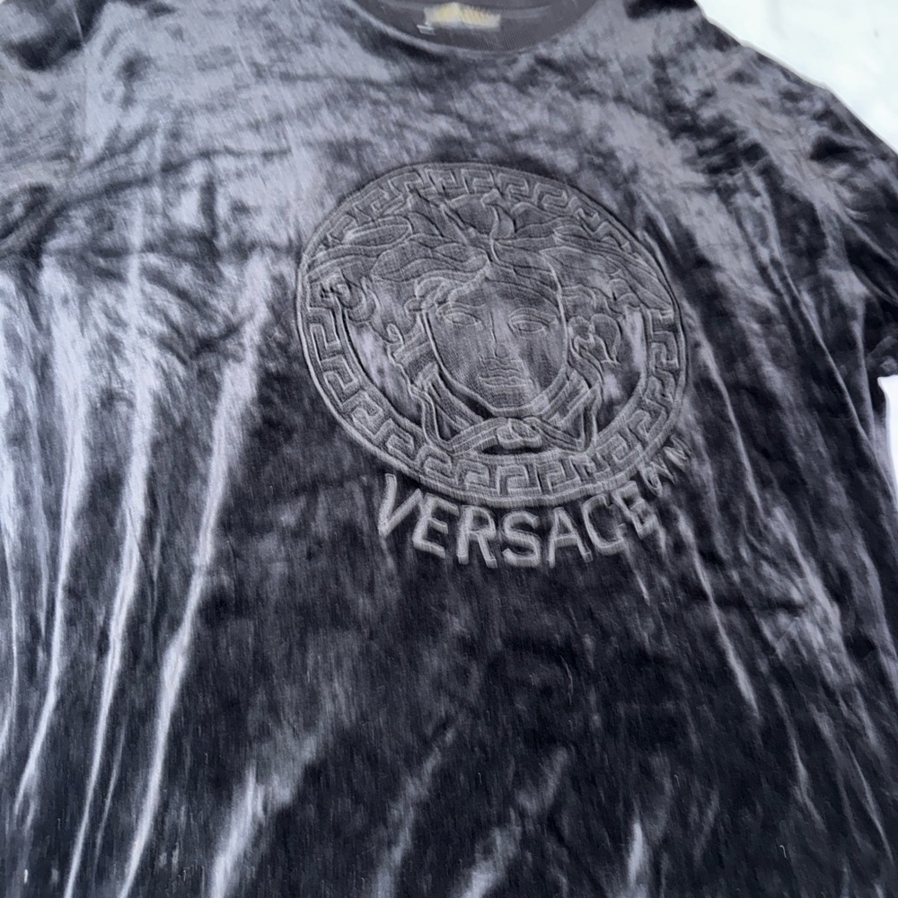 Versace Black men’s sweat suit/track suit velour